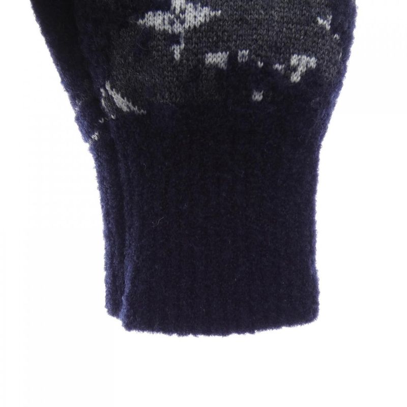 Louis Vuitton Distressed Monogram Crew Neck Hkn03wzmb Knit