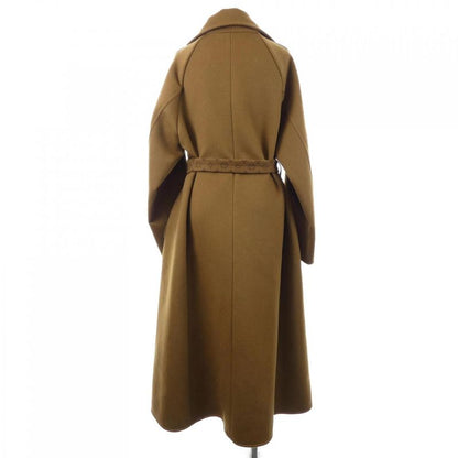 Louis Vuitton Leather Trim Belted Wrap Coat Fnco10qwe Coat