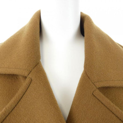 Louis Vuitton Leather Trim Belted Wrap Coat Fnco10qwe Coat