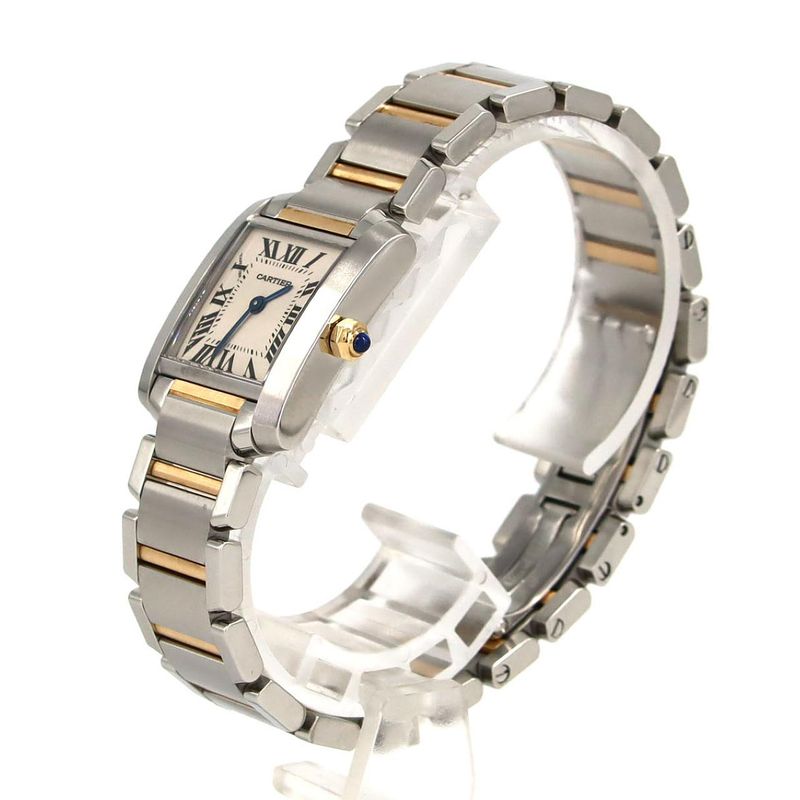 Cartier Tank Française SM Combi W51007q4 Ssxyg Quartz