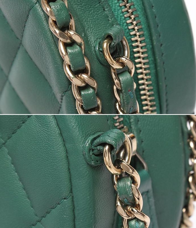 Chanel Chain Shoulder Bag Round Matelasse Gold Hardware No 28 Women's Chanel