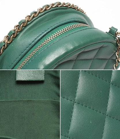 Chanel Chain Shoulder Bag Round Matelasse Gold Hardware No 28 Women's Chanel