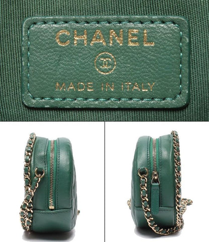 Chanel Chain Shoulder Bag Round Matelasse Gold Hardware No 28 Women's Chanel