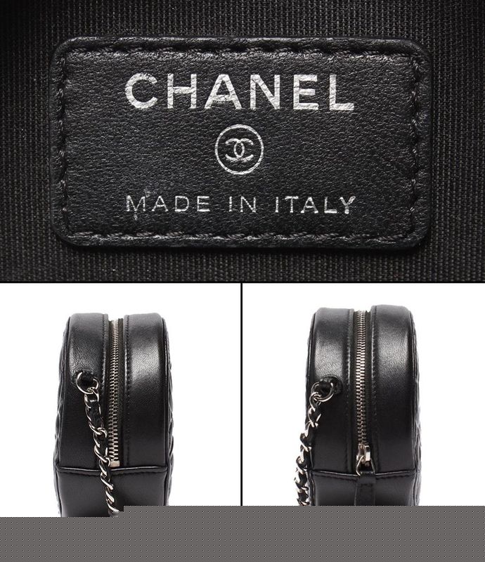 Chanel Chain Shoulder Bag Camellia Round Mini Pochette Silver Hardware 27th