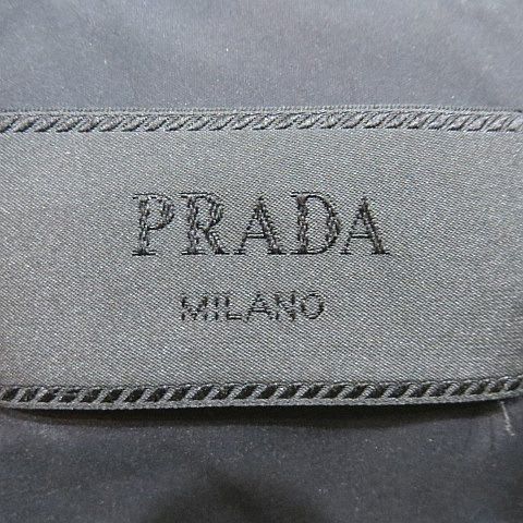 Prada Sgn 946 2018 Down Jacket Blouson 46 Black Zip Up
