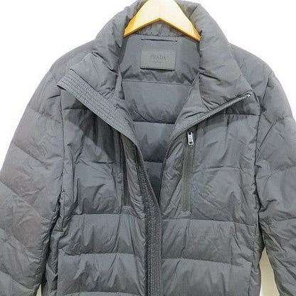 Prada Sgn 946 2018 Down Jacket Blouson 46 Black Zip Up