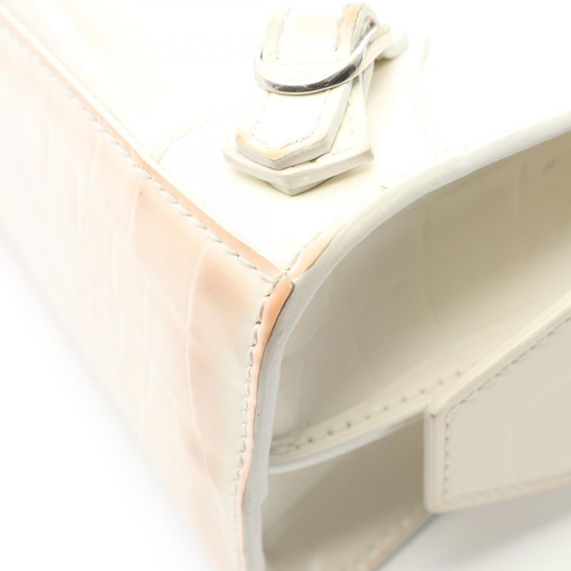 Balenciaga Handbag NEO Class CITY MINI 638524 White Leather Neo Classic City