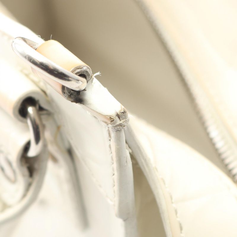 Balenciaga Handbag NEO Class CITY MINI 638524 White Leather Neo Classic City