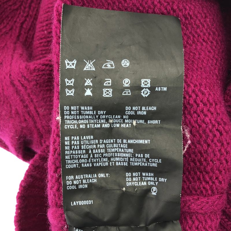 Prada | Wool Crew Neck Knit Sweater | 36 | Purple | Ladies