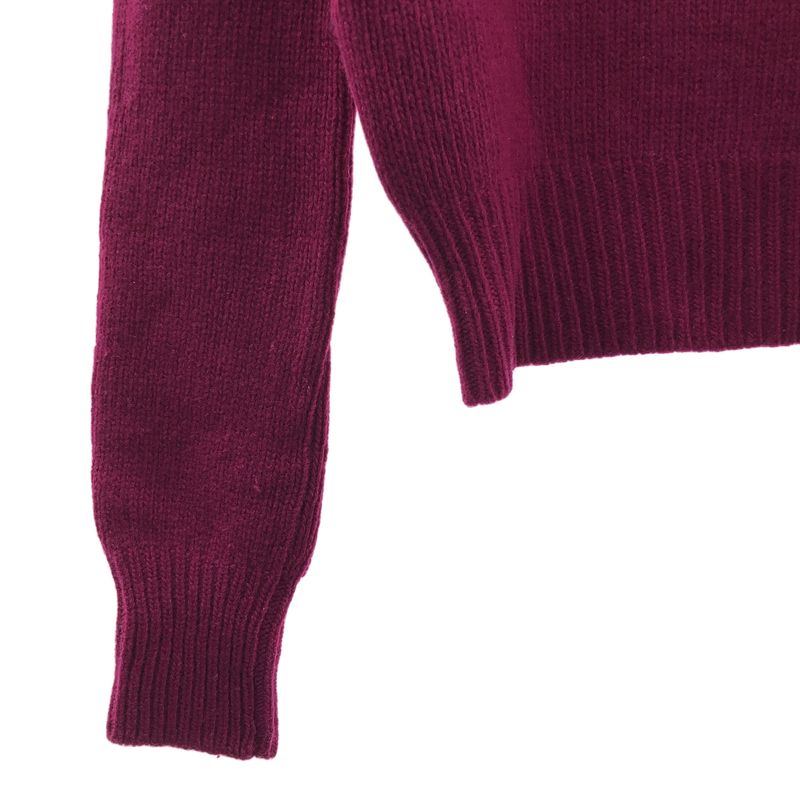 Prada | Wool Crew Neck Knit Sweater | 36 | Purple | Ladies