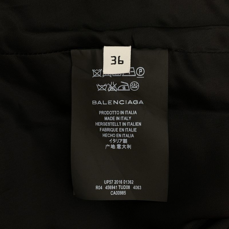 [] Balenciaga | Cotton Back Zip Dress Fully Lined | 36 | Navy | Ladies