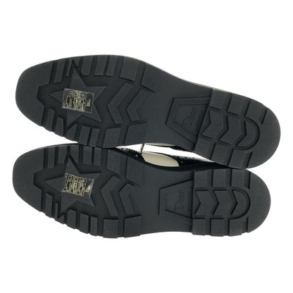 [] Christian DIOR | Teddy Wingtip Lace-up Shoes | 38 | Black White | Ladies