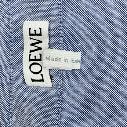 Loewe | 2021ss | Embroidered Anagram Logo Oversilhouette Shirt | 43 | Blue |