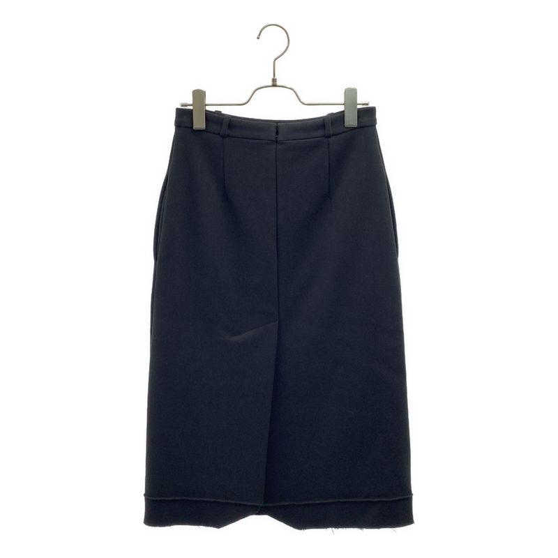Balenciaga | Back Zip Slit Skirt Fully Lined | 34 | Black | Ladies