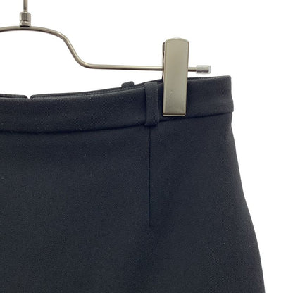 Balenciaga Back Zip Slit Skirt Fully Lined 34 Black Ladies