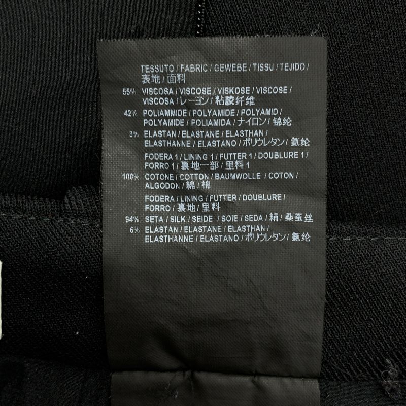 Balenciaga | Back Zip Slit Skirt Fully Lined | 34 | Black | Ladies