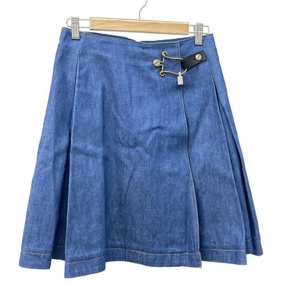 Balenciaga Skirt Size 38 M Women's - 413264 Tqd22 Blue Knee Length Denim