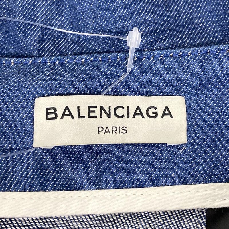 Balenciaga Skirt Size 38 M Women's - 413264 Tqd22 Blue Knee Length Denim