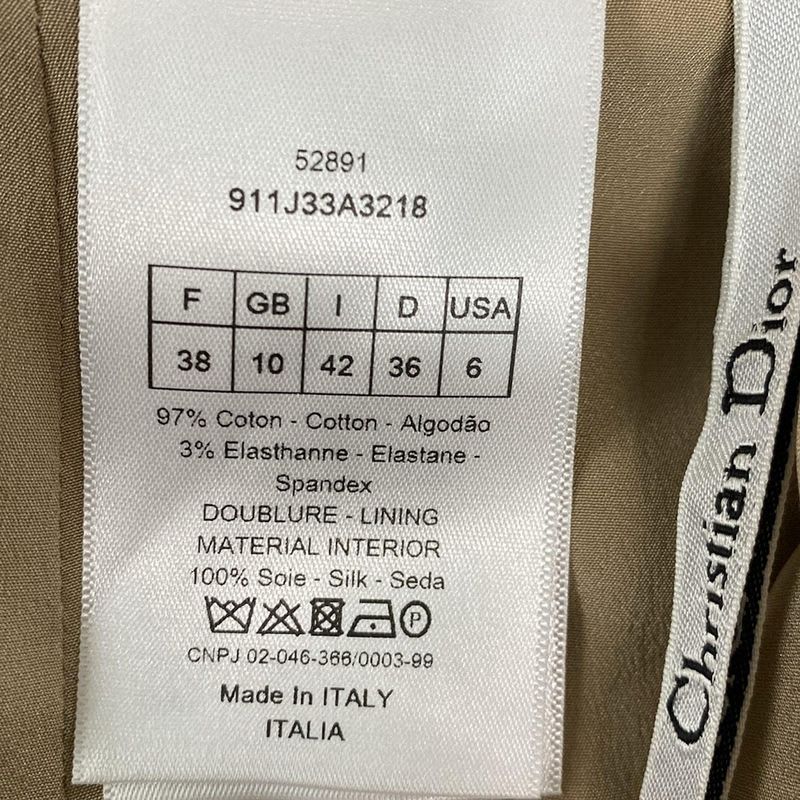 DIOR Christian Dior Long Skirt Size I42 M Women's - Beige