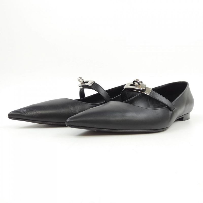 Hermes Kelly Buckle Z Flat Shoes