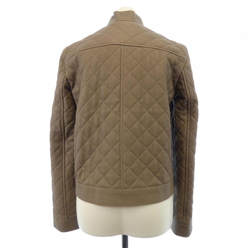 Hermes Diamond Quilted 3 H1207 D1 Leather Jacket