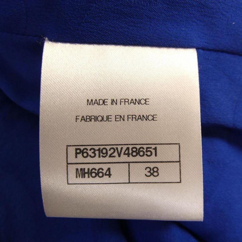 Chanel Size 38 Blue Jacket