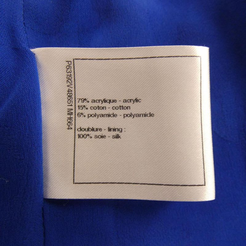 Chanel Size 38 Blue Jacket