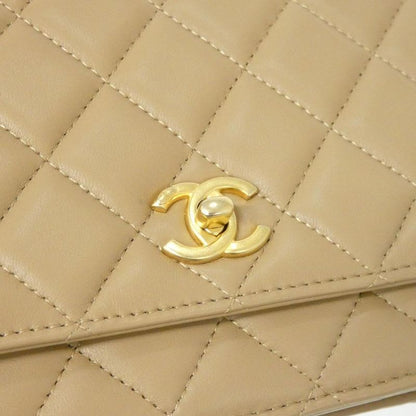 Chanel Ap1450 Chain Beige Wallet