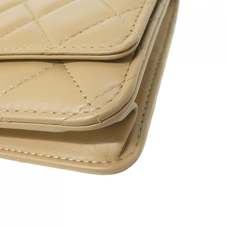 Chanel Ap1450 Chain Beige Wallet