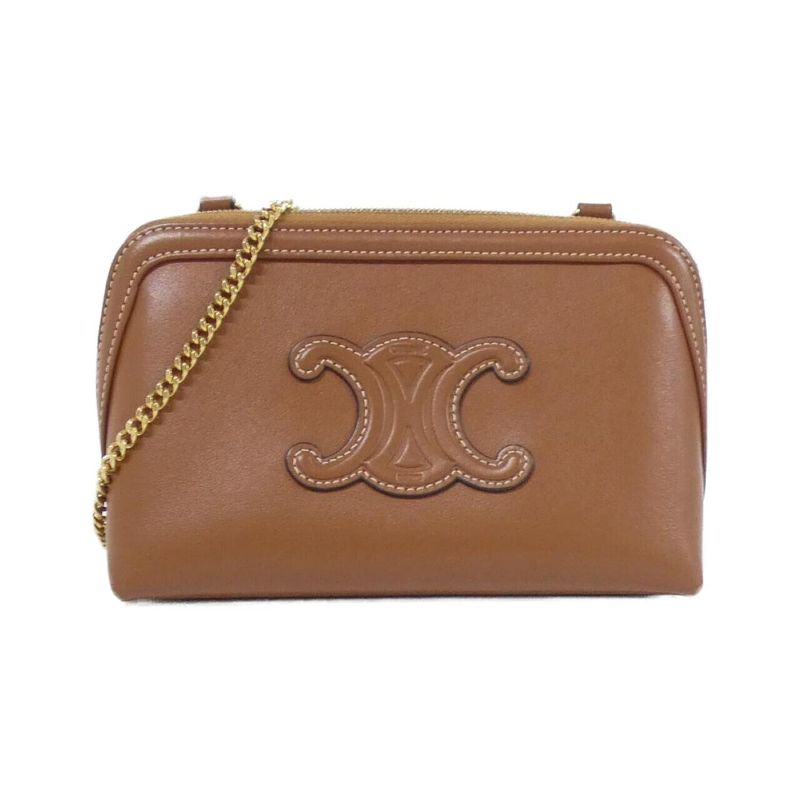 Celine Chain Clutch Cuile Triomphe 10e383dr8 Shoulder Bag