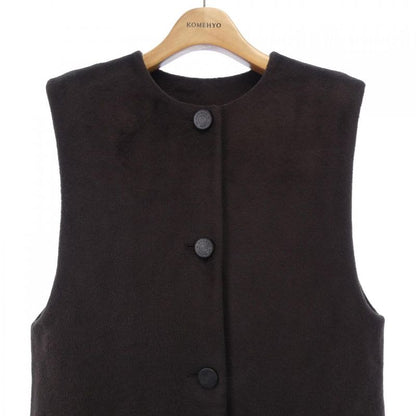 Hermes Crew De Sel Toile Plume 3 H0124 dh Long Vest