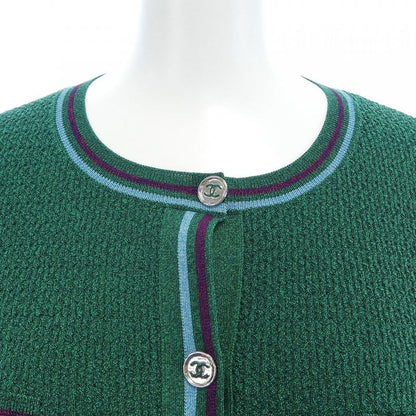 Chanel Size 38 Green Cardigan