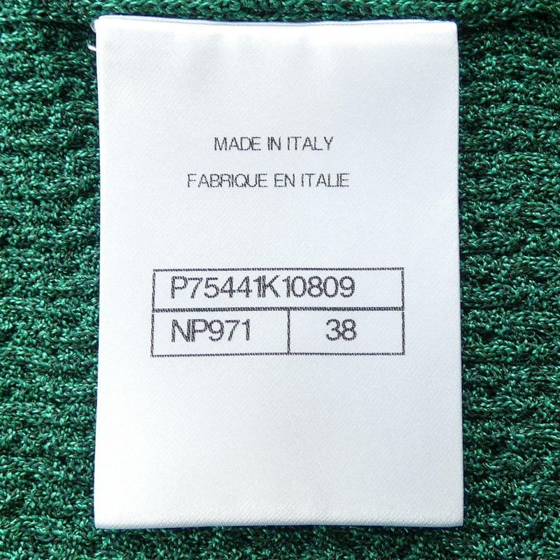 Chanel Size 38 Green Cardigan