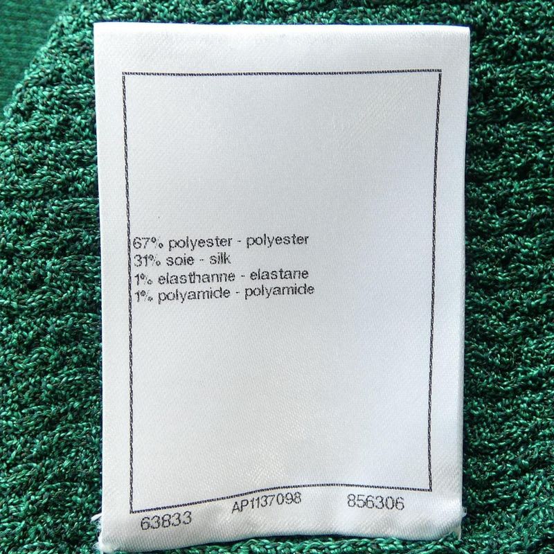 Chanel Size 38 Green Cardigan