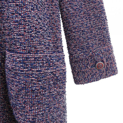 Chanel Size 42 Navy Coat