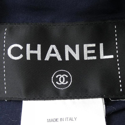Chanel Size 42 Navy Coat