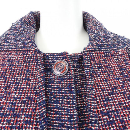 Chanel Size 42 Navy Coat