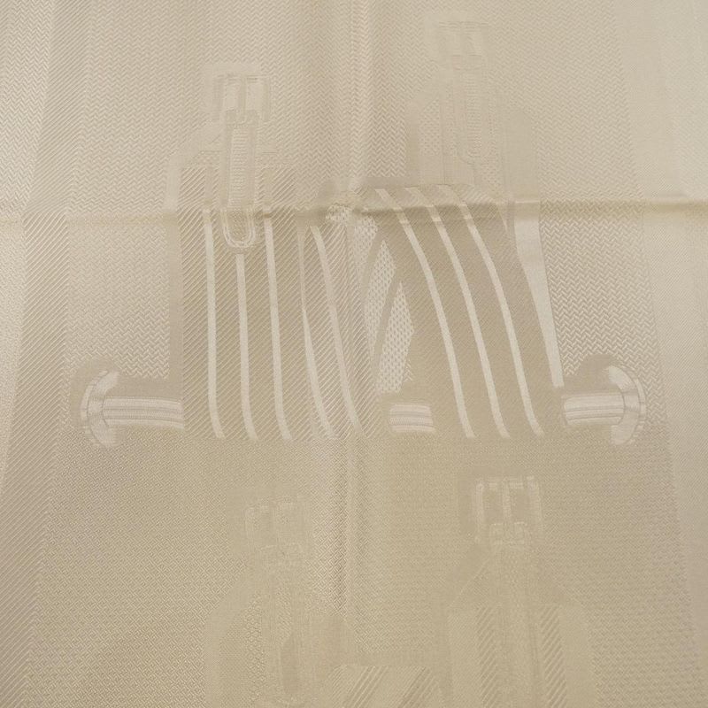 Hermes Coaching Silk Muffler Jacquard S Stole Scarf