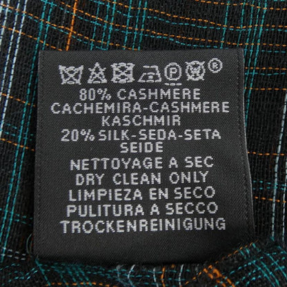 Hermes Plaid Tartan Green Stole