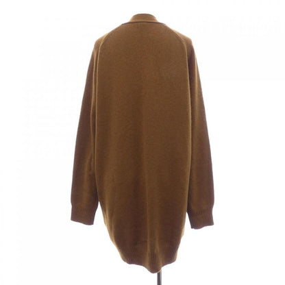Hermes Size 38 Brown Cardigan