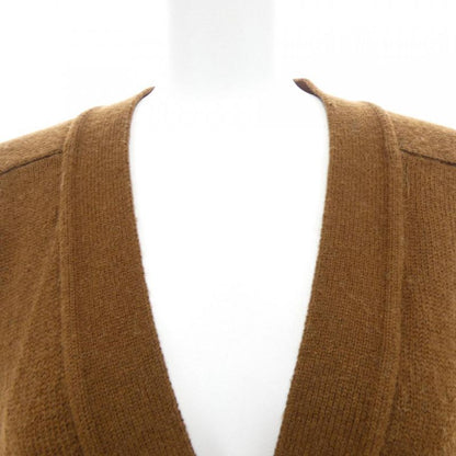 Hermes Size 38 Brown Cardigan