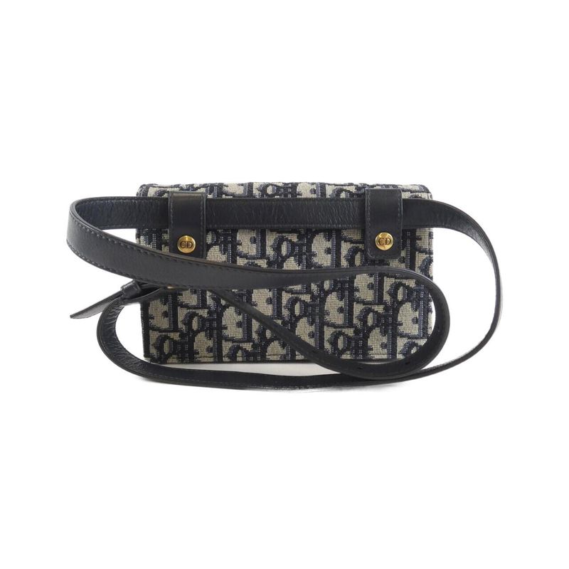 Christian Dior Oblique Saddle Belt Pouch S5619ctzq Waist Bag