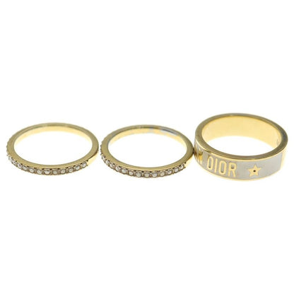 Christian Dior Code Logo GP Ring Set Ring Gold