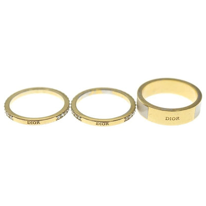 Christian Dior Code Logo GP Ring Set Ring Gold