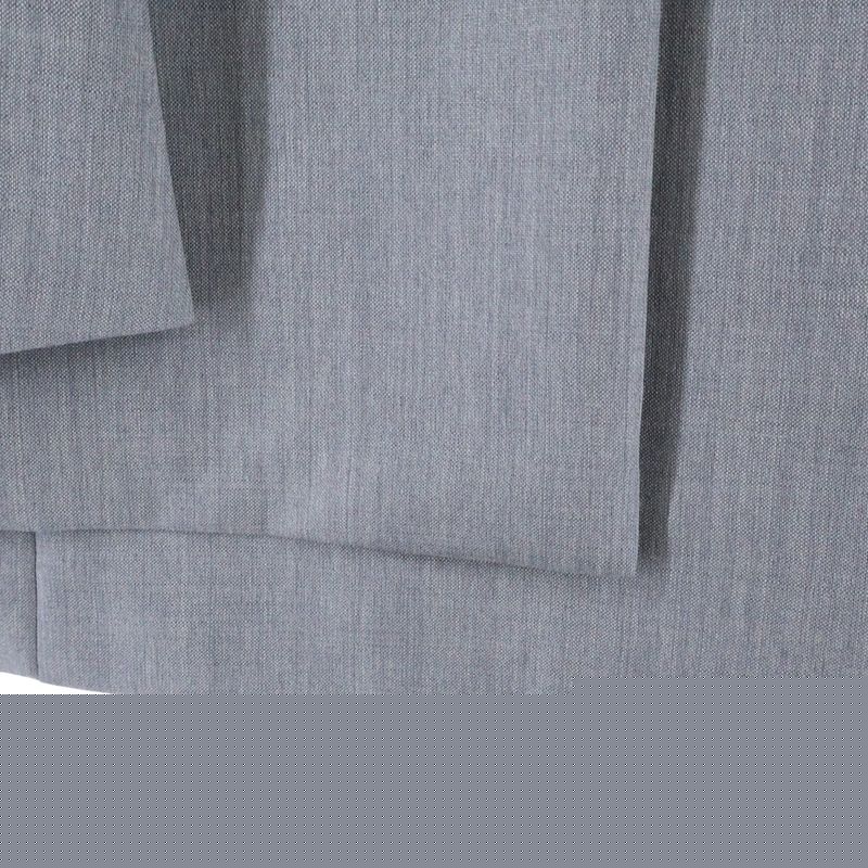 Prada Gray Mohair Blend Blazer Kid Mohair Single Breasted Jacket Women's P544oh