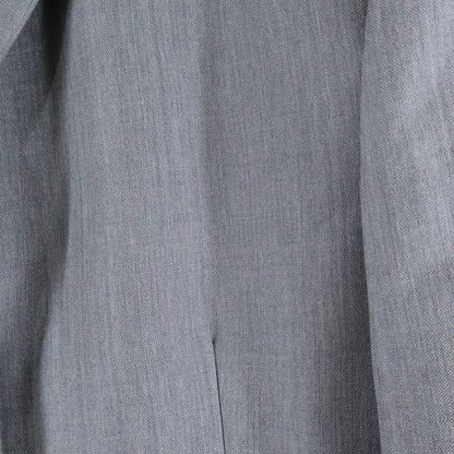 Prada Gray Mohair Blend Blazer Kid Mohair Single Breasted Jacket Women's P544oh