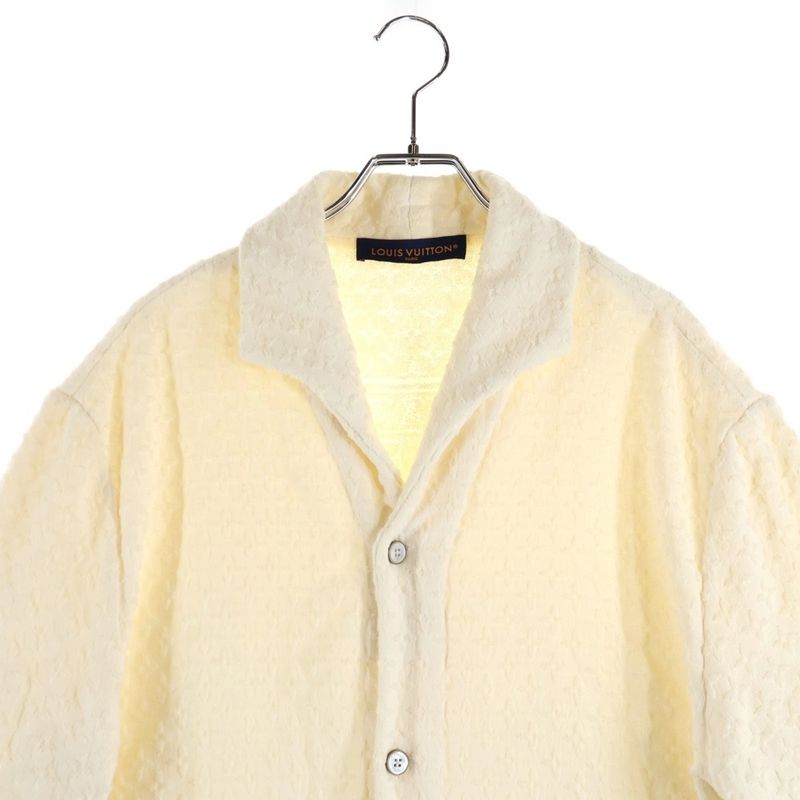 Louis Vuitton 25AW French Terry Monogram All Over Pattern Pile Jacquard Open