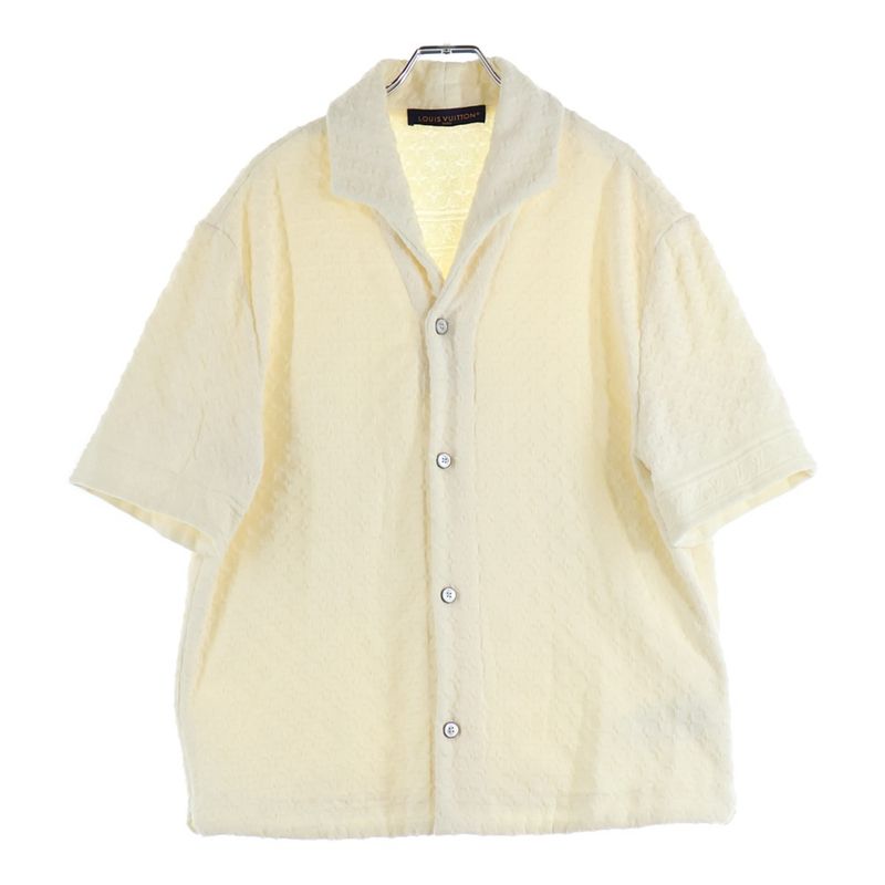 Louis Vuitton 25AW French Terry Monogram All Over Pattern Pile Jacquard Open