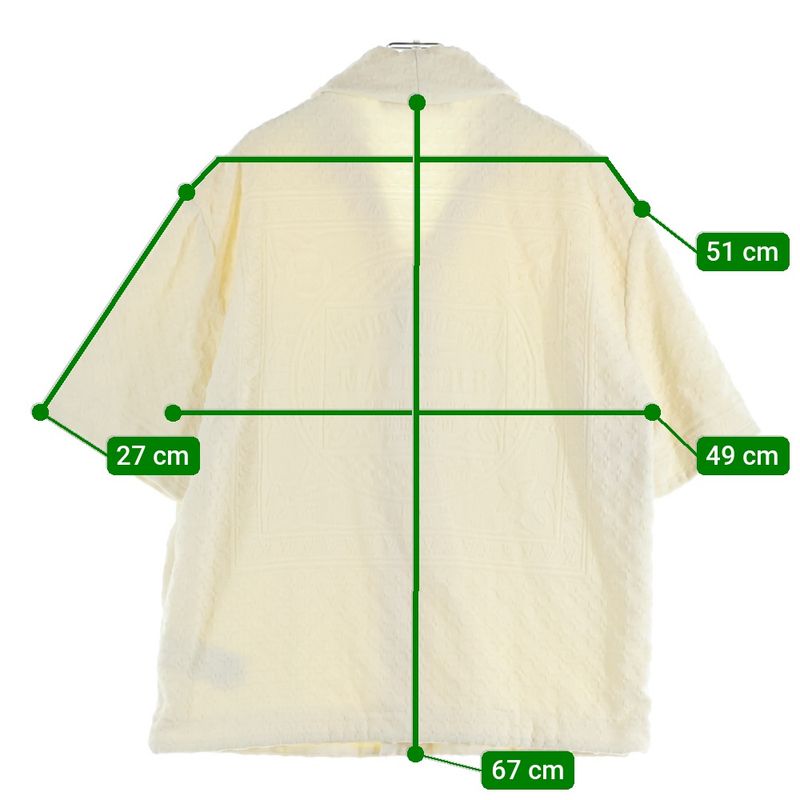 Louis Vuitton 25AW French Terry Monogram All Over Pattern Pile Jacquard Open