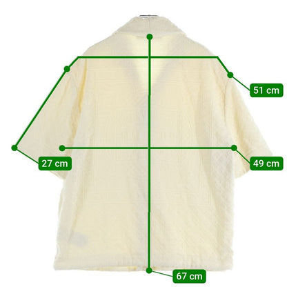 Louis Vuitton 25AW French Terry Monogram All Over Pattern Pile Jacquard Open